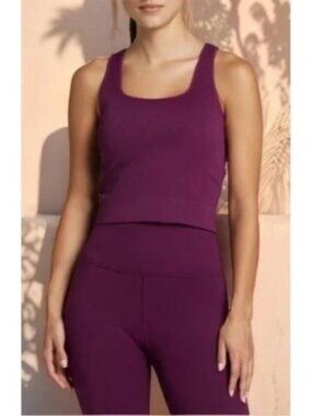 DSG Momentum Ribbed Cropped Tank Large NWT